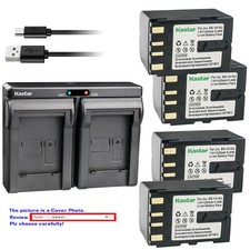 Kastar Battery Dual USB Charger for BN-V416  JVC GR-DVP9 GR-DZ7 GR-DZ7US GR-HD1