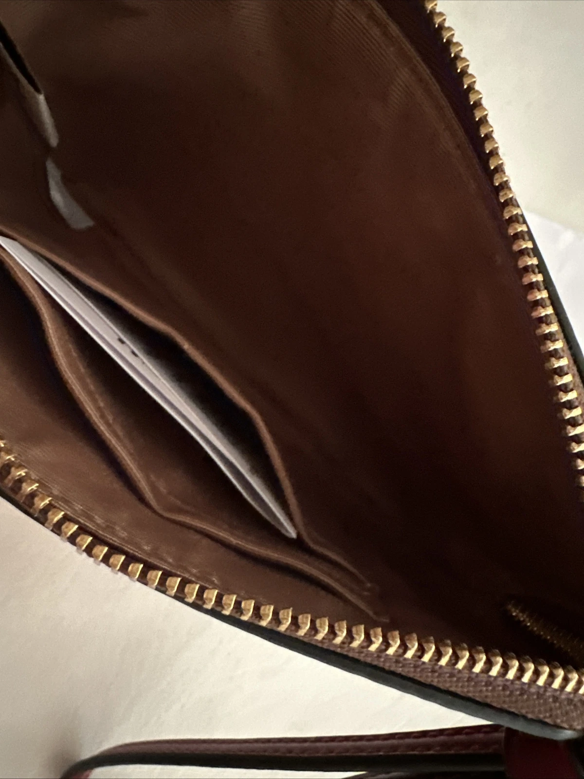 Borsa Coach CAA71 Gallery Tote Bag in tela firmata stampa ciliegia nuova CZ450 da polso