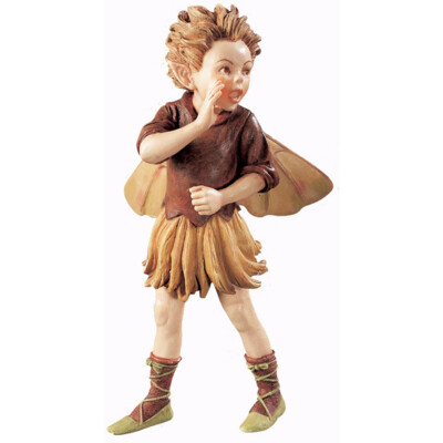 Flower Fairy Wollgras Deko Figur Elfe Fee Blumenkind NEU in Box