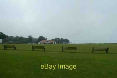 Photo 6x4 Sewerby Cricket Ground Bridlington Looking across a cricket pit c2021
