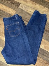 Vintage Levi  s Misses High Waisted Mom Jeans Size 16 Made In USA Elastic Waist