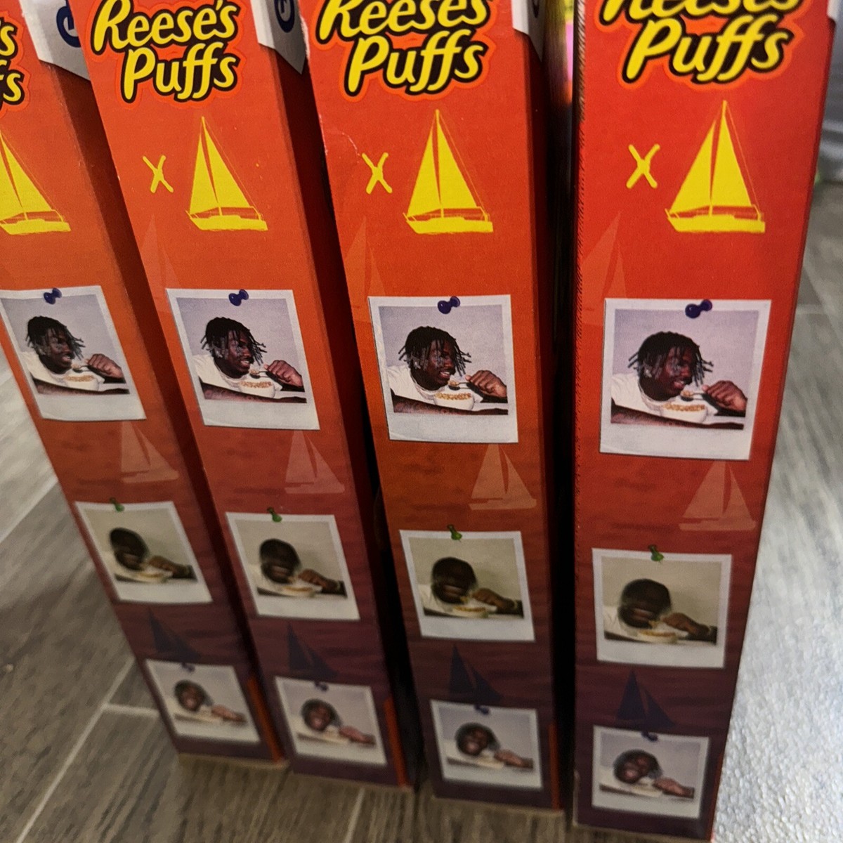 Lil Yachty Reese's Puffs Cereal - Full Set Of All 4 - Sealed