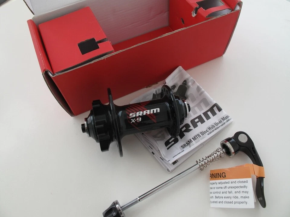 SRAM X9 Hub Hubs Front Or Rear 110x20 100x15 QR 100 135 32H Black New Cycling - Image 4 of 4