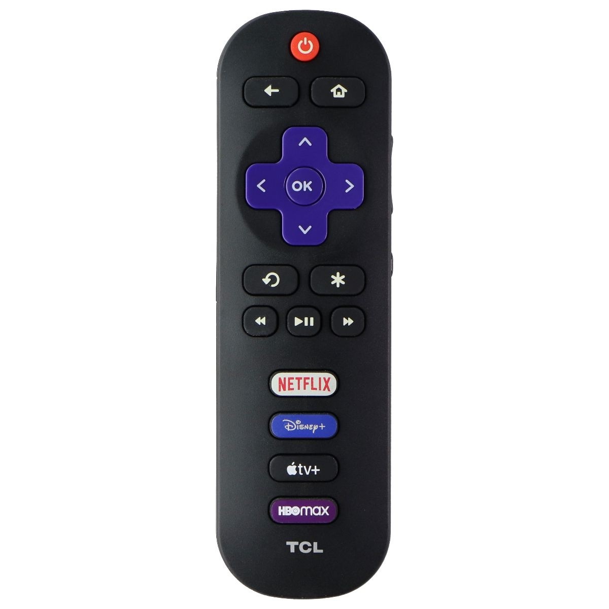 TCL Original Replacement Remote Control with Netflix/Disney+/AppleTV+ ...