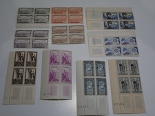 ALGERIE LOT 10 BLOCS DE 4 TIMBRES NEUFS**. BONNE VALEUR