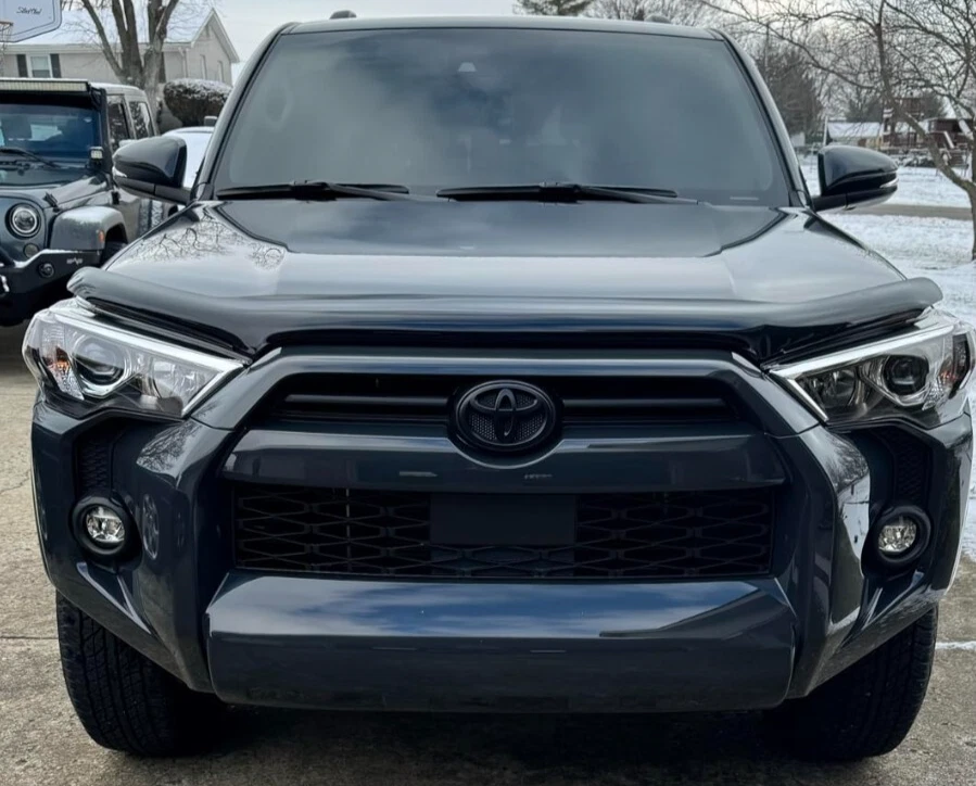 Protector de capó BugFlector II deflector protector contra insectos para Toyota 4Runner 2010-2024 Foto 3 de 4