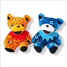 Liquid Blue Grateful Dead Bean Bag Bear Plush Fire Lost Sailor
