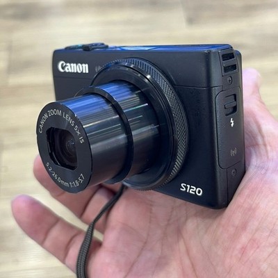 Canon PowerShot S120 Digital Camera 12.10 MP 5x Optical Zoom Sleek