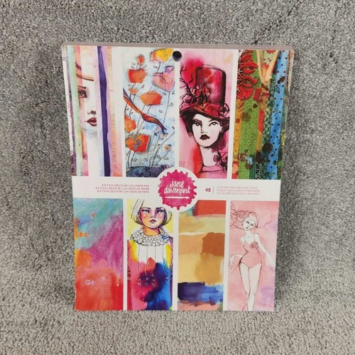 Jane Davenport Paper Pad Multicolor 48 Sheets Mixed Media Art