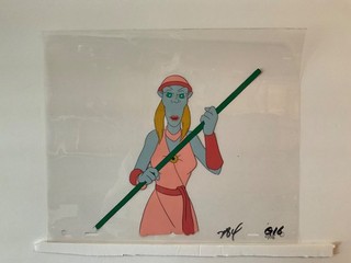Star Wars Droids 1985 Original Production Hand Painted Animation Cel Princess