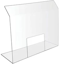 Bon Chef 90166 POS Window Standalone Health Safety Shield
