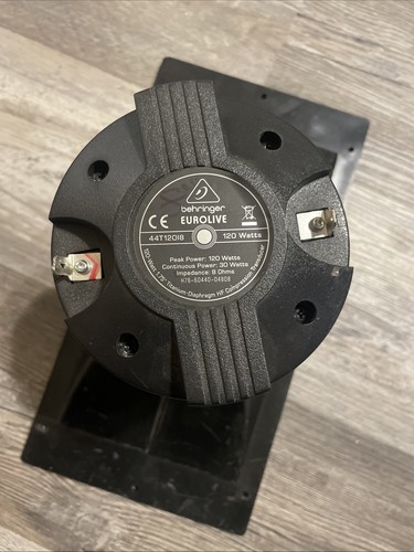 Behringer Eurolive Horn Tweeter Compression Driver 8 Ohm 120w Peak 30 Watt RMS