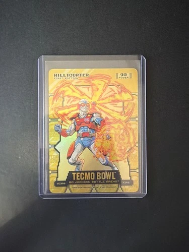 Hillicopter Tecmo Bowl Bo Jackson Battle Arena Gold Coin 90 Power Fire GC399