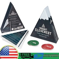 MOUNT CLEVEREST Trivia Game - True or False, Fun Family Travel Game