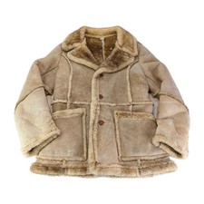 Giacca pelle di pecora vintage Gino uomo 42 Marlboro western cappotto cowboy