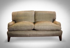 Peter Dudgeon 2 Seater Connaught Sofa George Smith Basket Weave Brown Beige 🚚