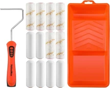 ValueMax Paint Roller Kit, 14-Piece 4 Inch Paint Roller Kit with High-Density