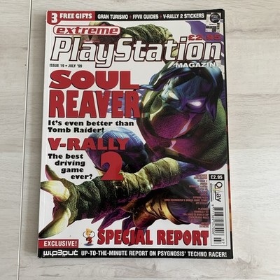 Extreme PlayStation Magazine Issue 19 July 1999 Soul Reaver, V Rally 2, Croc 2