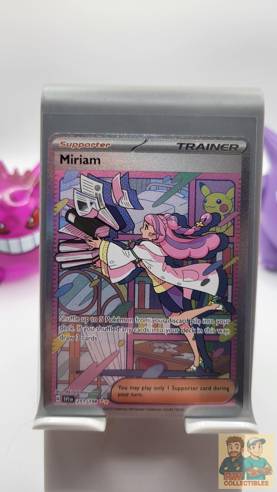 Miriam 251/198 Special Illustration Rare Scarlet & Violet Pokemon Holo Near Mint