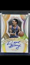 2024-25 Panini Flawless Dave Bing Legendary Scripts Auto #/10 Pistons SSP