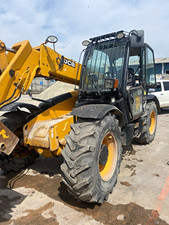 JCB 531-70 Telehandler 2008 with weigher and strimech bagging bucket
