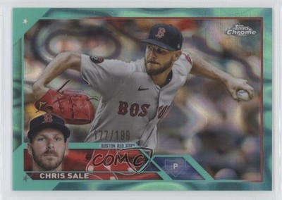 2023 Topps Chrome Aqua Lava Refractor 177/199 Chris Sale #131 17xk