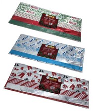 Gift Tissue Paper 60 Sheet Bundle 20 Inch Square Blue Red Green Wrapping