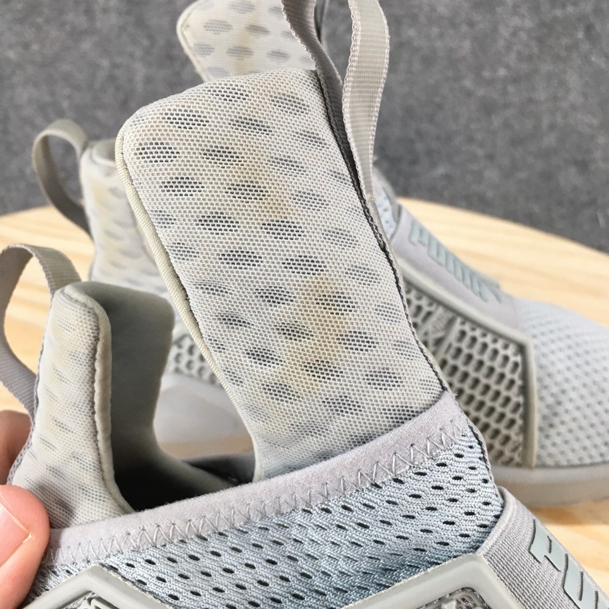 Puma x Rihanna Leadcat Fenty Trainers Womens 6.5 Quarry Gray