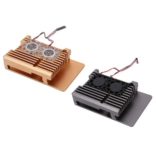 Aluminum Alloy Cooling Case Enclosure With Fan For 4 B Model♡ - Afbeelding 10 van 28