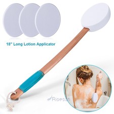 18" Long Handle Lotion Applicator Back Brush for Tanning Skin Cream Any Lotions