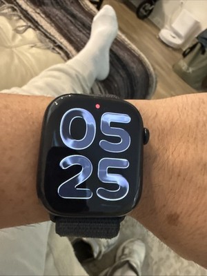 Apple Watch Series 10 - 46mm - Aluminum - Jet Black - GPS + Cellular - Very Good