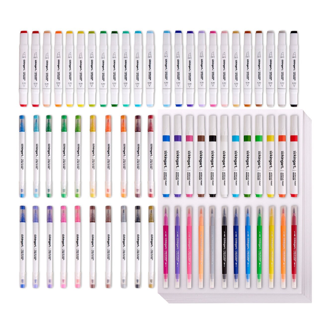 Kingart Select Series Ultimate Marker Set - 100 Pieces - NIB