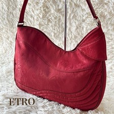 Borsa ETRO Hobo jacquard terracotta bordeaux vintage autentica dal Giappone