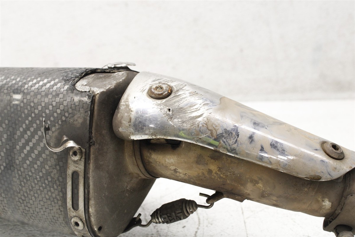 Stock Header With Yoshimura Slip On Dented For Kawasaki Ninja 250