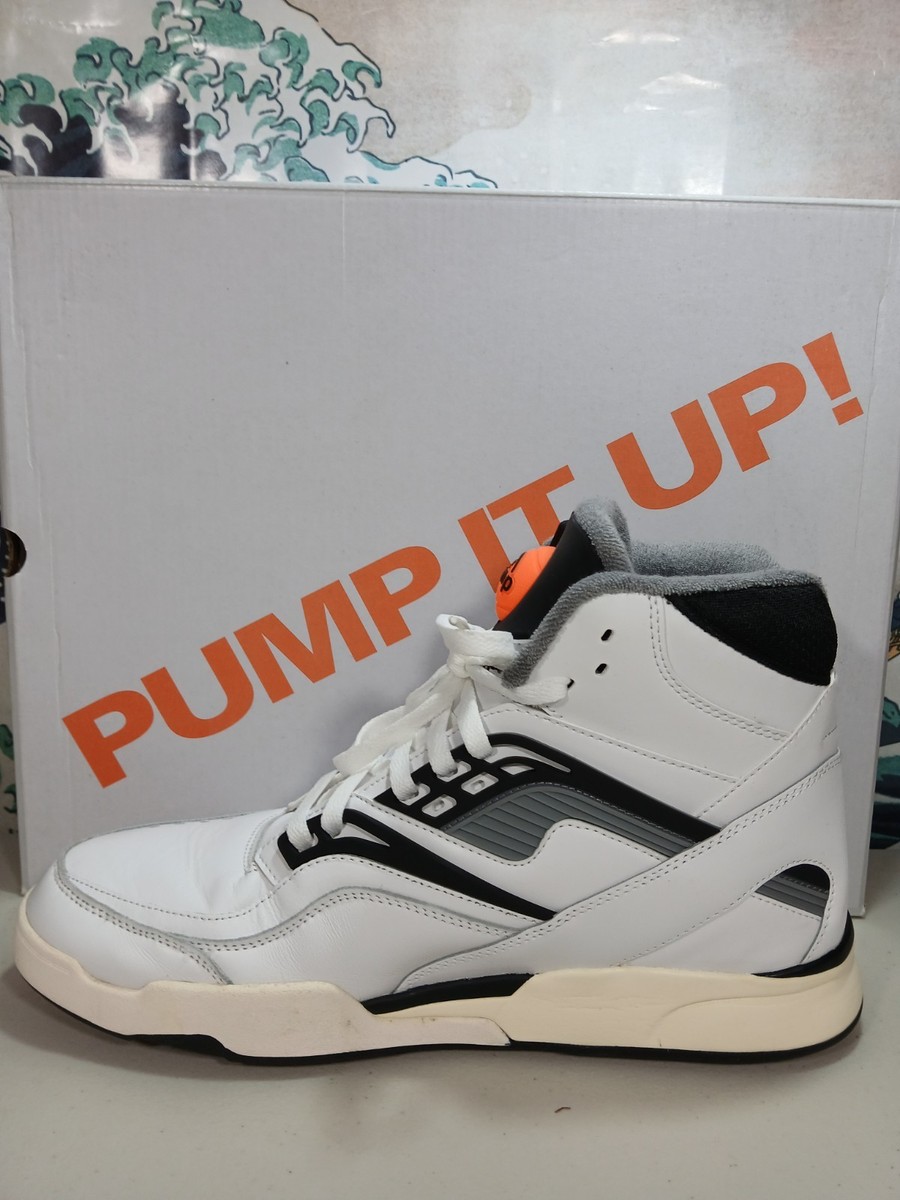 Size 13 - Reebok Pump TZ White Black for sale online | eBay