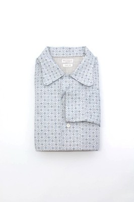 NWT Brunello Cucinelli Men EasyFit GeometricFloral Thick ButtonDown Shirt M A258