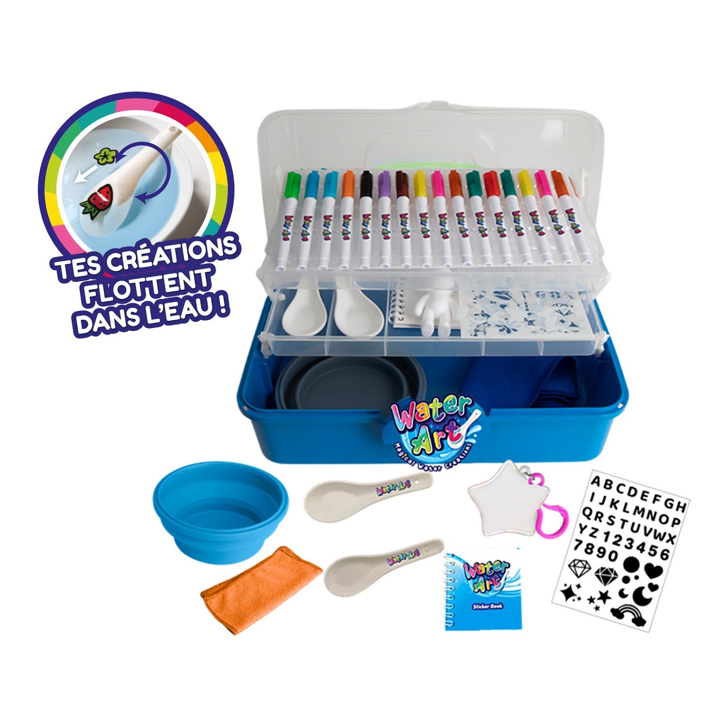 Coffret Deluxe Water Art en édition limitée avec pigments professionnels et stylets