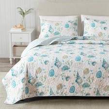 Coastal 3-Piece Quilt Set for King/California King - Nautical Bedding
