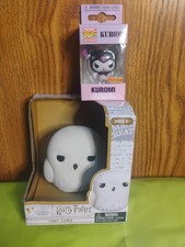 Llavero Funko Pop Hello Kitty Kuromi y HP Furry Hedwig. 