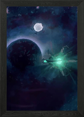 Outer Wilds gerahmtes Wandbild Poster Leinwanddruck Bild