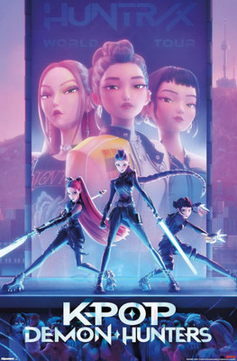Netflix Kpop Demon Hunters (2025) - One Sheet 34''L X 22.4''W, Unframed Version