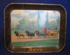 Vintage BEVO (Anheuser-Busch) non-alcoholic Prohibition era beer tray