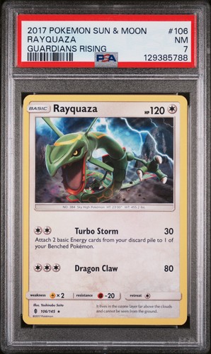 Rayquaza graded PSA 7 for sale on eBay