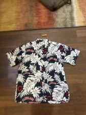 CLEVELAND GUARDIANS HAWAIIAN SHIRT CLASSIC EMBLEMS REYN SPOONER SZ: LARGE