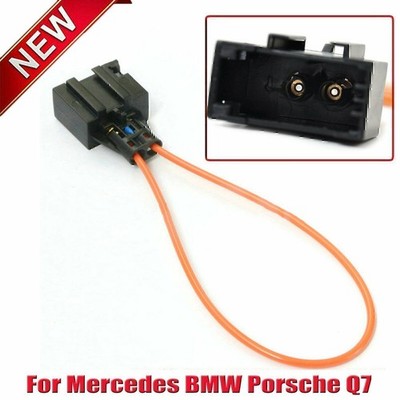 1PCS MOST Fiber Optic optical Loop Bypass Female Adapter Mercedes BMW Wyhexoeoaj
