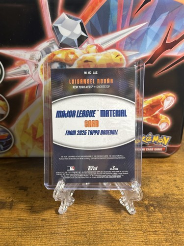 2025 Topps Serie 2 - Materiale Major League Luisangel Acuna #MLM2-LAC (MEM, RC) - Foto 2 di 2