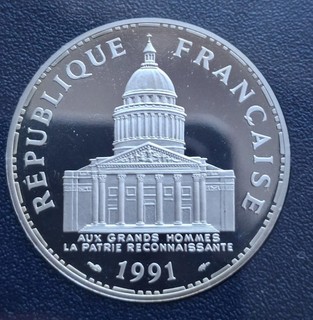 100FRANCS . PANTHÉON . 1991 .BE DU COFFRET