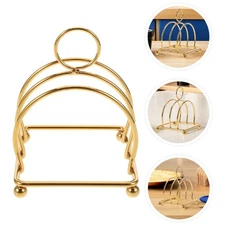 Bread Rack: Stainless Steel Bread Stand - Multi-Slots Toast Slices Holder -