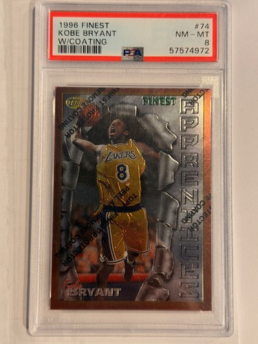 1996  Finest Kobe Bryant Rookie #74 PSA 8 NM-MT