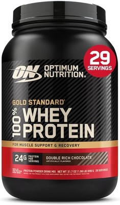 Optimum Nutrition Gold Standard 100% Whey Protein Powder, Double Rich Chocolate
